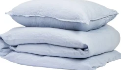 100% linen col. blue blizzard