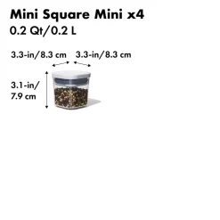 4 stk. Mini POP Container sæt