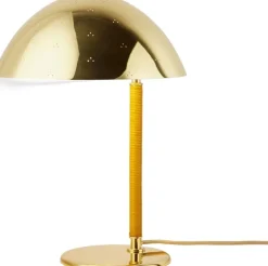 9209 Table Lamp Base: Brass, Shade: Polished Brass