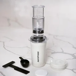 Aeropress Go Plus Travel Coffee Press Cream