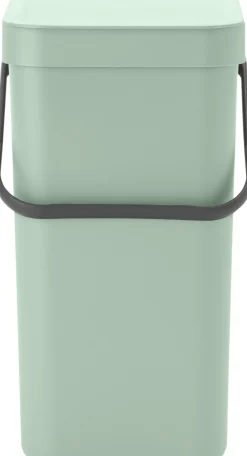 Affaldsspand m/låg sort.kon. 12 ltr