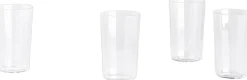 Angle Glass-Set of 4 Medium H10-Clear