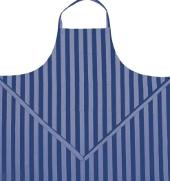 Apron 105x100 cm BIRK -Stripe blue