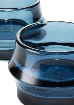 ARC Fyrfadsstage Ø7. 2 cm mørk blå 2 stk.