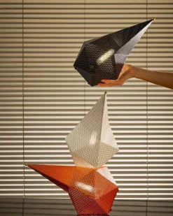 Bagdad Portable Lamp, EU Shade: Cream White Semi Matt