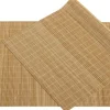 Bamboo Place Mat-Set of 2-Natural
