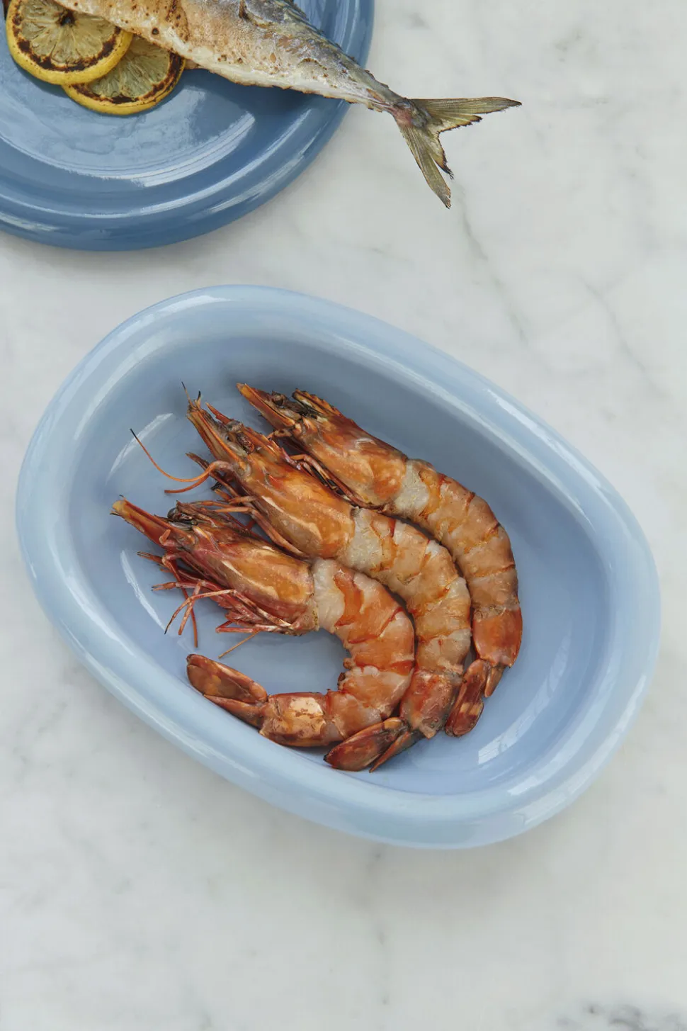 Barro Oval Dish-Small-Light blue