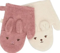 Bath Mitts - 2 pack - Bear and Bunny