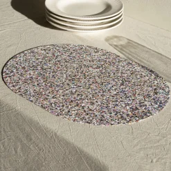 Beach Clean Oval Dækkeserviet Sæt