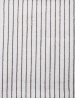 Beach towel 100x180cm smal strib beige GOTS