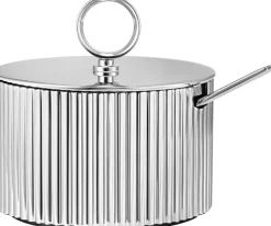 BERNADOTTE SUGAR BOWL STAINLESS STEEL INCL. SPOON