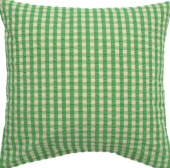 Bæk&Bølge Pudebetræk 63x60 cm grøn/sand DK