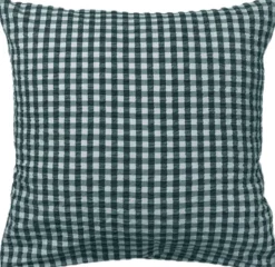 Bæk&Bølge Pudebetræk 63x60 cm grøn/lys blå DK