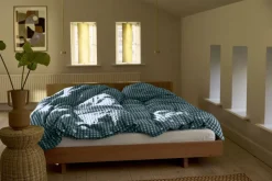 Bæk&Bølge Pudebetræk 63x60 cm grøn/lys blå DK