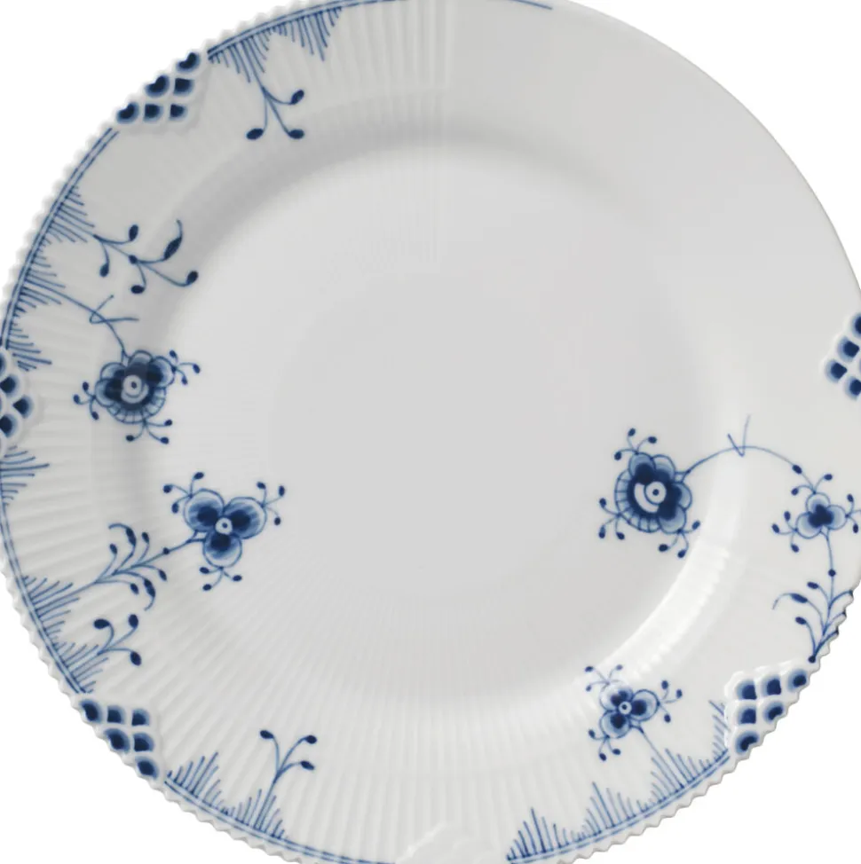 Blå Elements 19 cm. tallerken