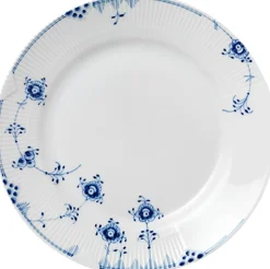 Blå Elements 28 cm. tallerken