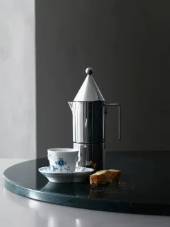 BLÅ ELEMENTS ESPRESSOKOP MED UNDERKOP 9 CL