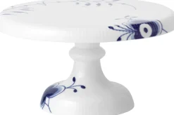 Blå Mega Riflet 23 cm Fad på fod