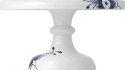 Blå Mega Riflet 23 cm Fad på fod