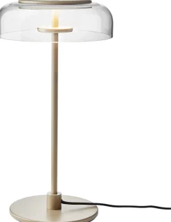 Blossi Table, nordic gold / clear