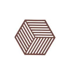 Bordskåner Hexagon Burgundy