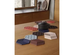 Bordskåner Hexagon Burgundy