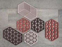 Bordskåner Hexagon Rose L24