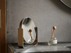 Bordspejl m. 5 x forstørrelse Ume Stål