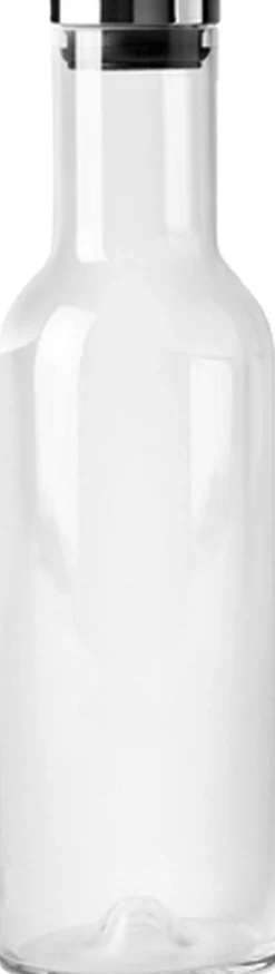 Bottle Carafe, 1 L, Clear/Steel