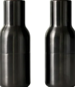 Bottle Grinder, Bronzed Brass, Waln