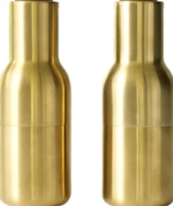 Bottle Grinder, Brushed Brass, Waln