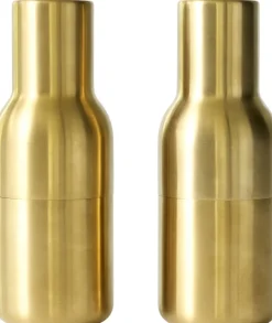 Bottle Grinder, Brushed Brass, Waln