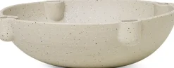 Bowl Candle Holder - L - Ceramic - Light Grey
