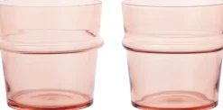 Boya Low Glasses - Set of 2 - Blush