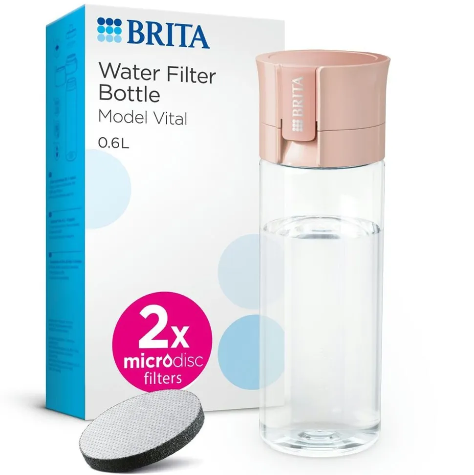 Brita Vital Water bottle Apricot