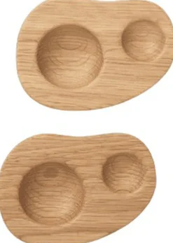 Cairn Egg Holder - Set of 2 - Oak