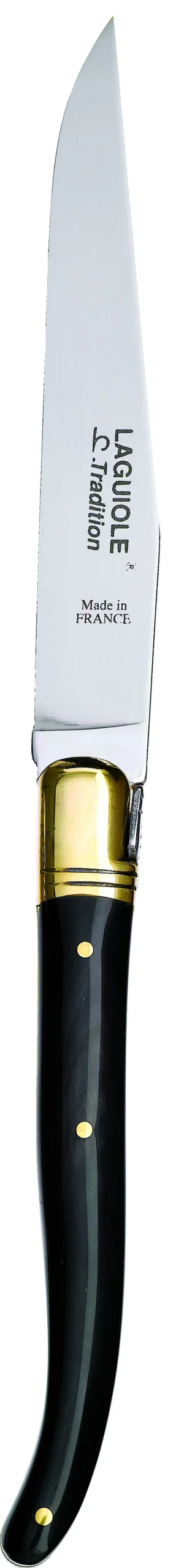 CHL Steakkniv Sort Horn/ME-1