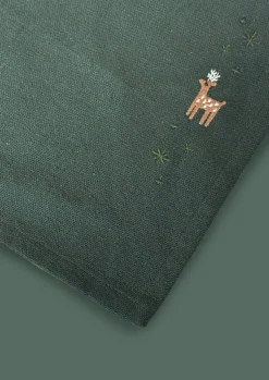 Christmas Fable Dækkeserviet Rensdyr 49x32 cm grøn