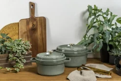 Cocotte 24 cm Eukalyptus Støbejern