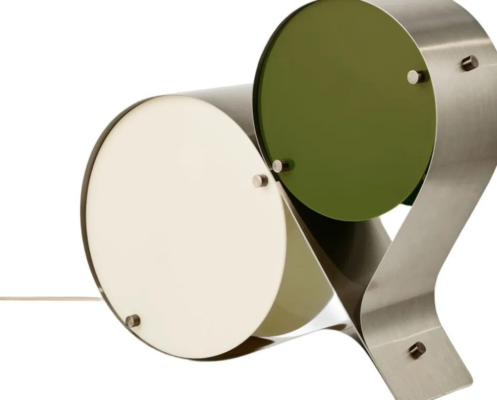 Coppia Table Lamp, Steel, EU Base: Bronze Steel, Shade: Ivor