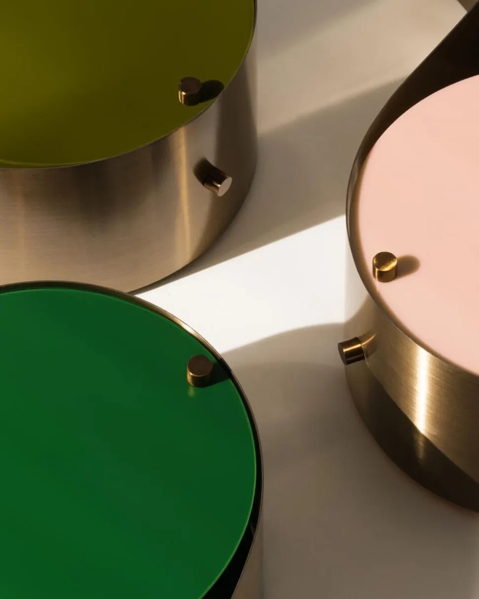 Coppia Table Lamp, Steel, EU Base: Bronze Steel, Shade: Ivor