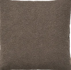 Cushion cover -BOUCLE- Colour Espresso 50 x 50 cm
