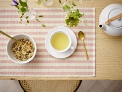 Dækkeserviet 33x48 2-pk Statement Stripe Rose