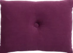 Dot Cushion-Linen-Burgundy