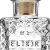 Elixir No1 flaske med skænkeprop kvadrat 10 cl.