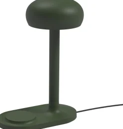 Emendo lampe med Qi trådløs oplader Emerald