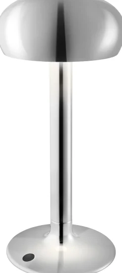 Emendo LED batterilampe Chrome