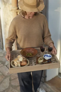 Fionia Tray 52x36, Oak, 100%