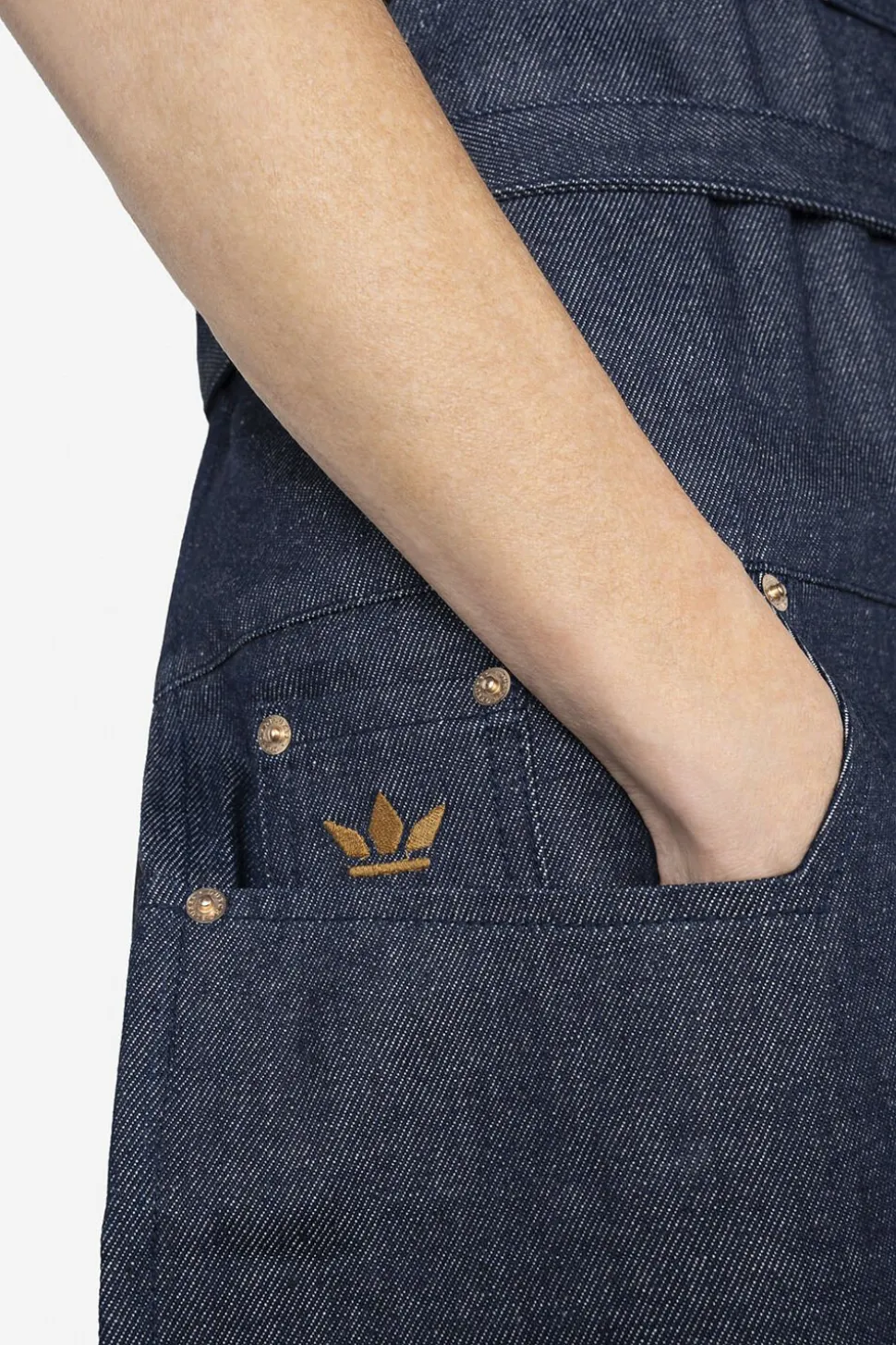 Five Pockets Apron , Comfort Fit, Denim Brut