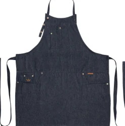Five Pockets Apron , Comfort Fit, Denim Brut